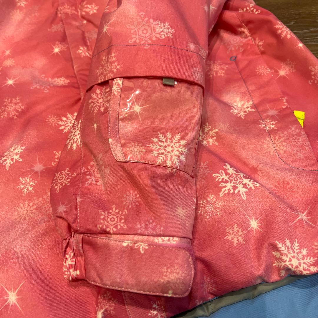 デサント　美品　　セットアップ　上下　スキーウェア　160 女の子