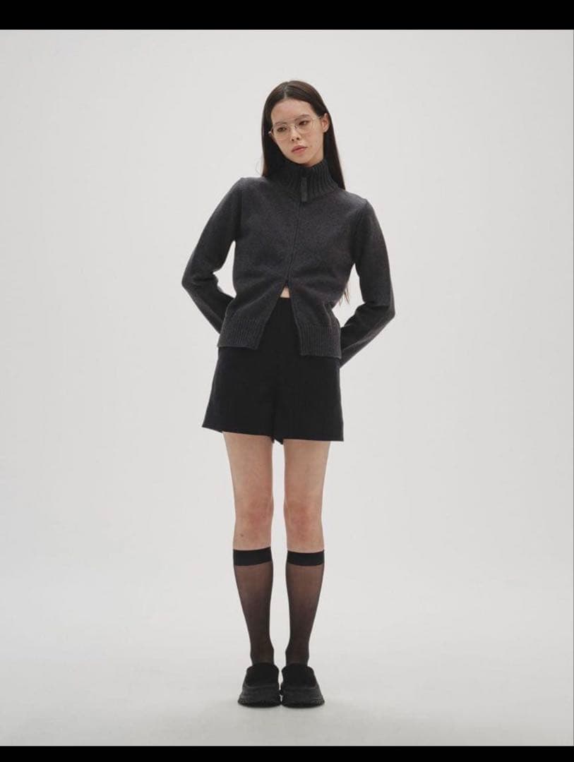 パンツ todayful box wool short pants