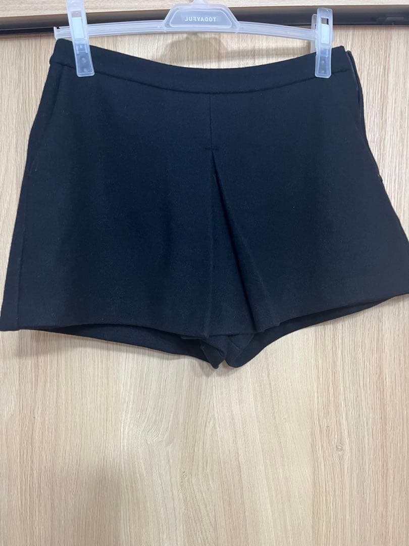 パンツ todayful box wool short pants