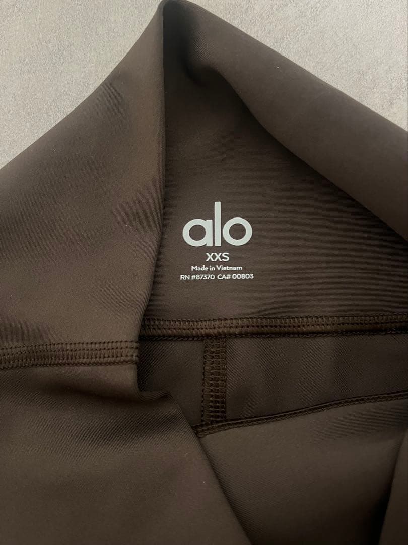 alo ヨガパンツ ブラウン XXSアロールルレモンレギンスヨガウエアピラティス