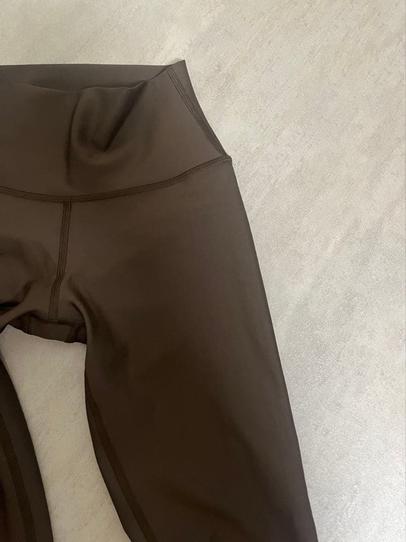 alo ヨガパンツ ブラウン XXSアロールルレモンレギンスヨガウエアピラティス