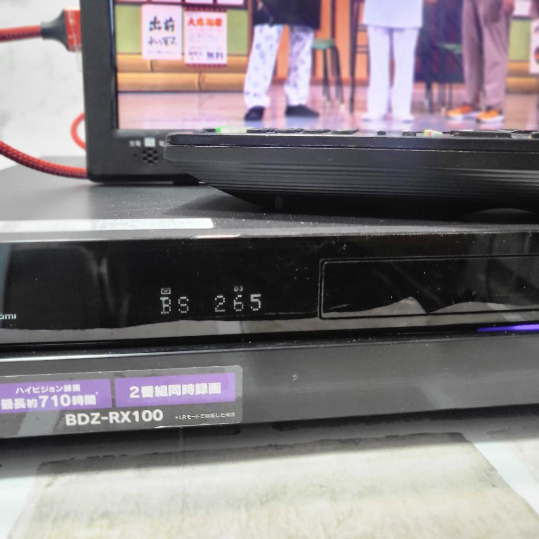 大容量SONY BDZ-RX100 1TB 2番組録画 清掃済 付属品 リモコン