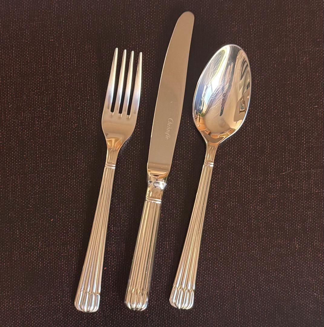 Christofle クリストフル オシリス 3本セット ステンレス ③