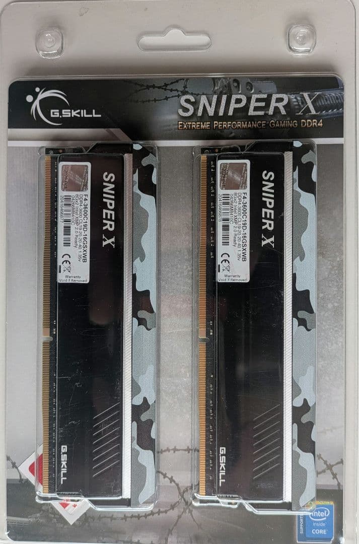 【新品未使用メモリ】F4-3600C19D-16GSXWB