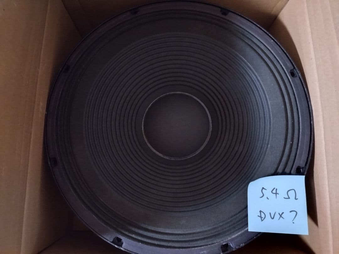 EV DVX？　15インチウーファー　その2