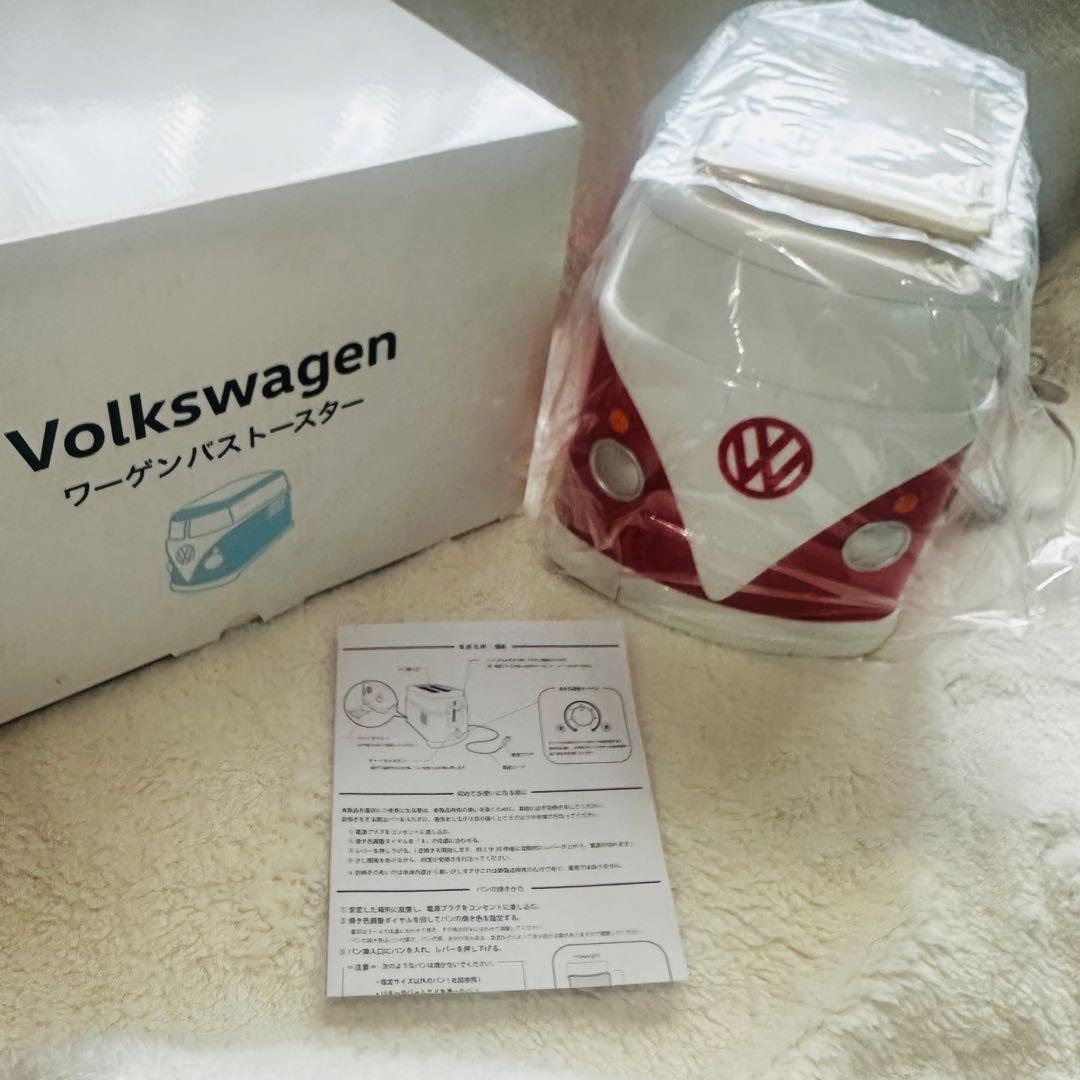 【新品】非売品 フォルクスワーゲン ミニバストースター 赤