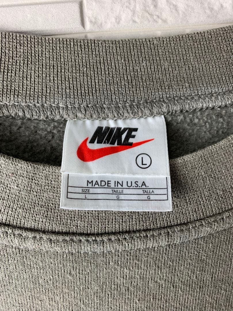 90s NIKE USA製　銀タグ　アーチロゴ　スウェット　パーカー　スウェット