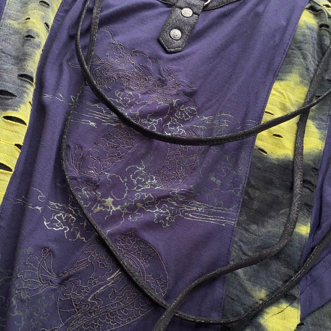 Ozz Croce archive dragon 龍 変形 ジャージーカットソー