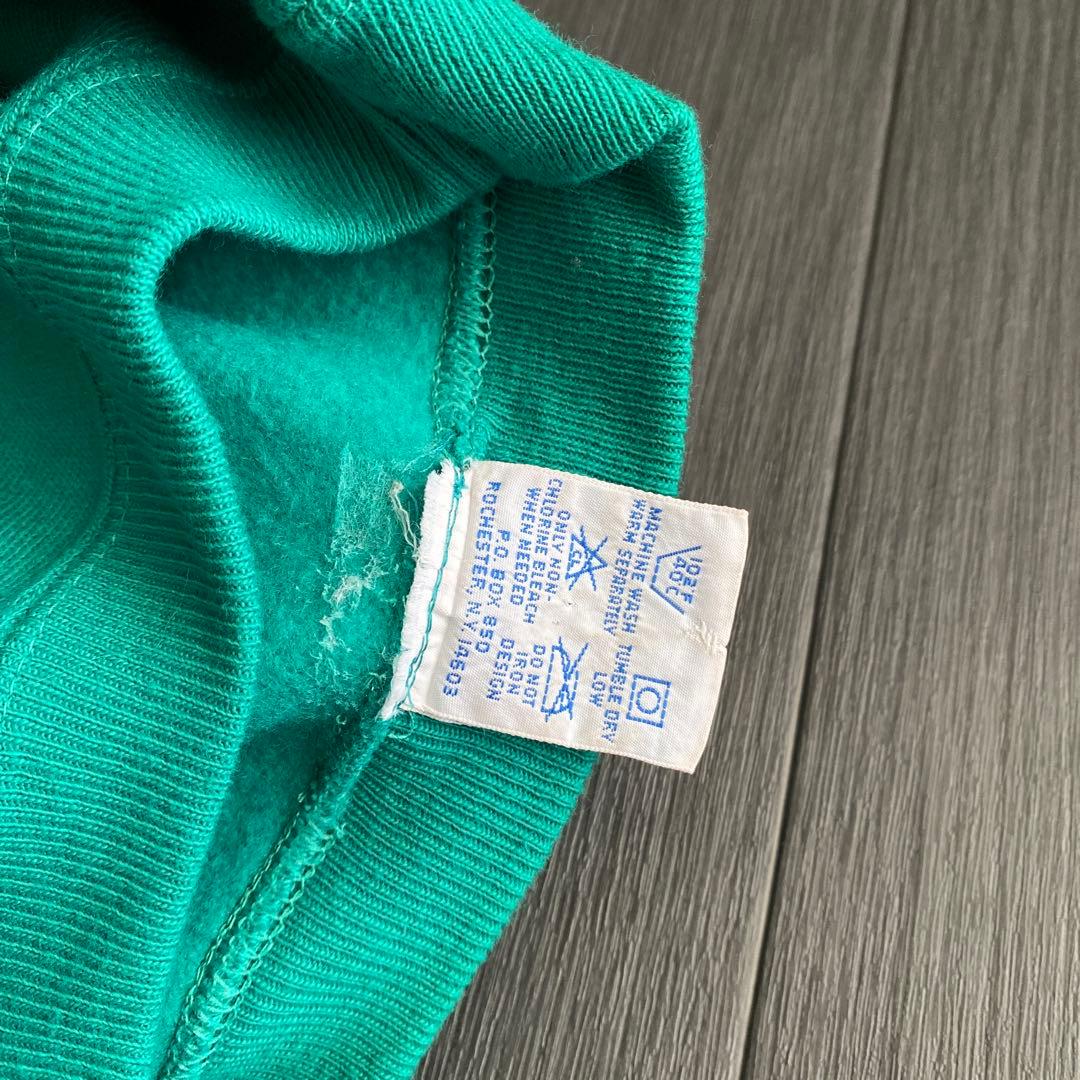 デッドストック90sチャンピオン目無し無地リバースウィーブXL