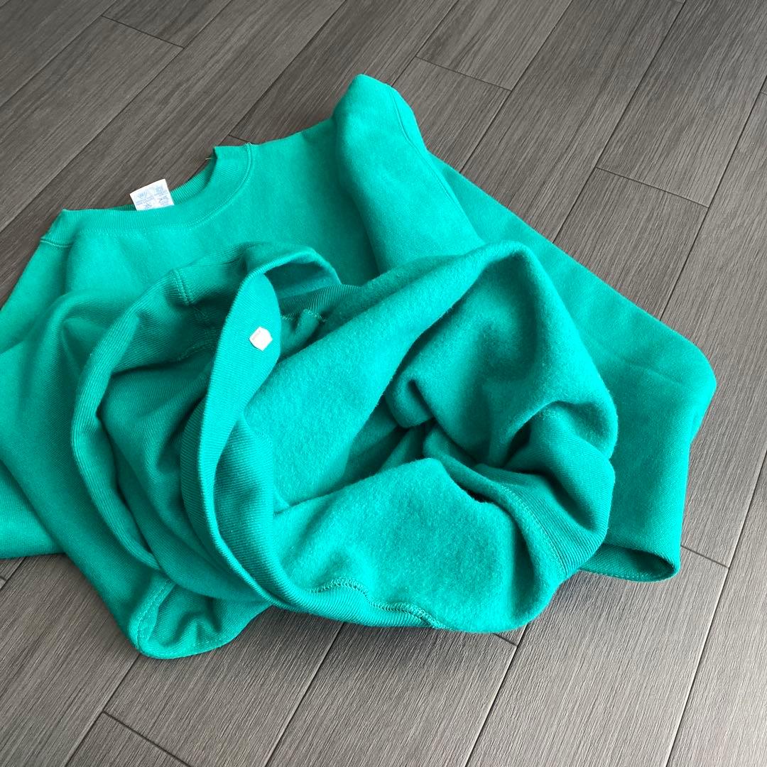 デッドストック90sチャンピオン目無し無地リバースウィーブXL