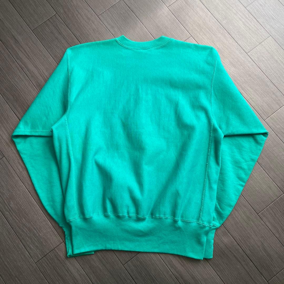 デッドストック90sチャンピオン目無し無地リバースウィーブXL