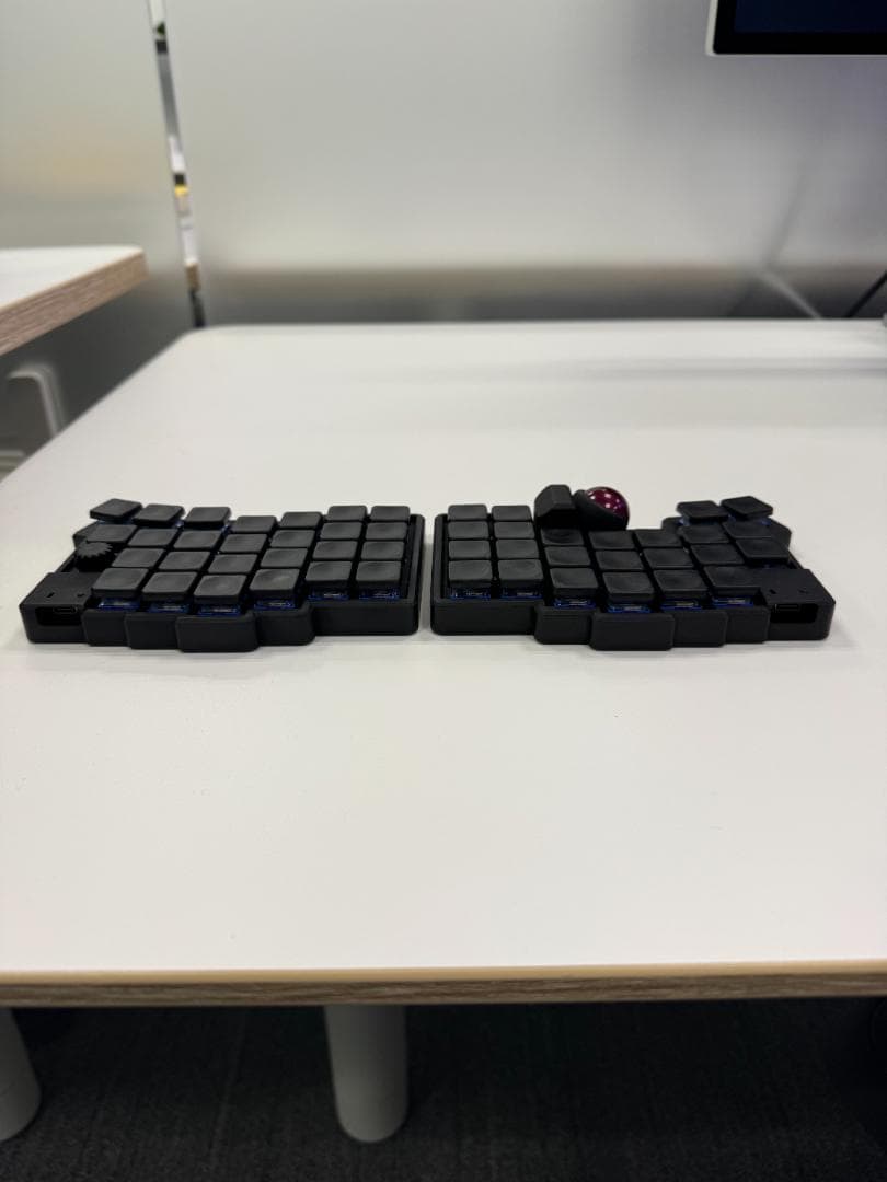 Glove51tb 完成品 低背トラボ ロープロファイル 無線接続 ブラック