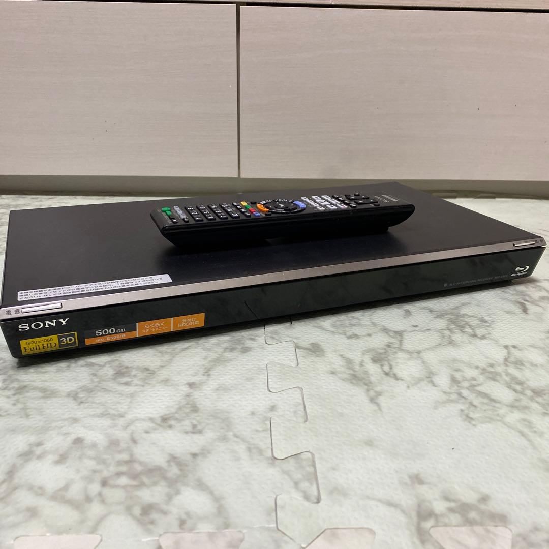 「SONY」ブルーレイディスク/DVDレコーダー BDZ-E500
