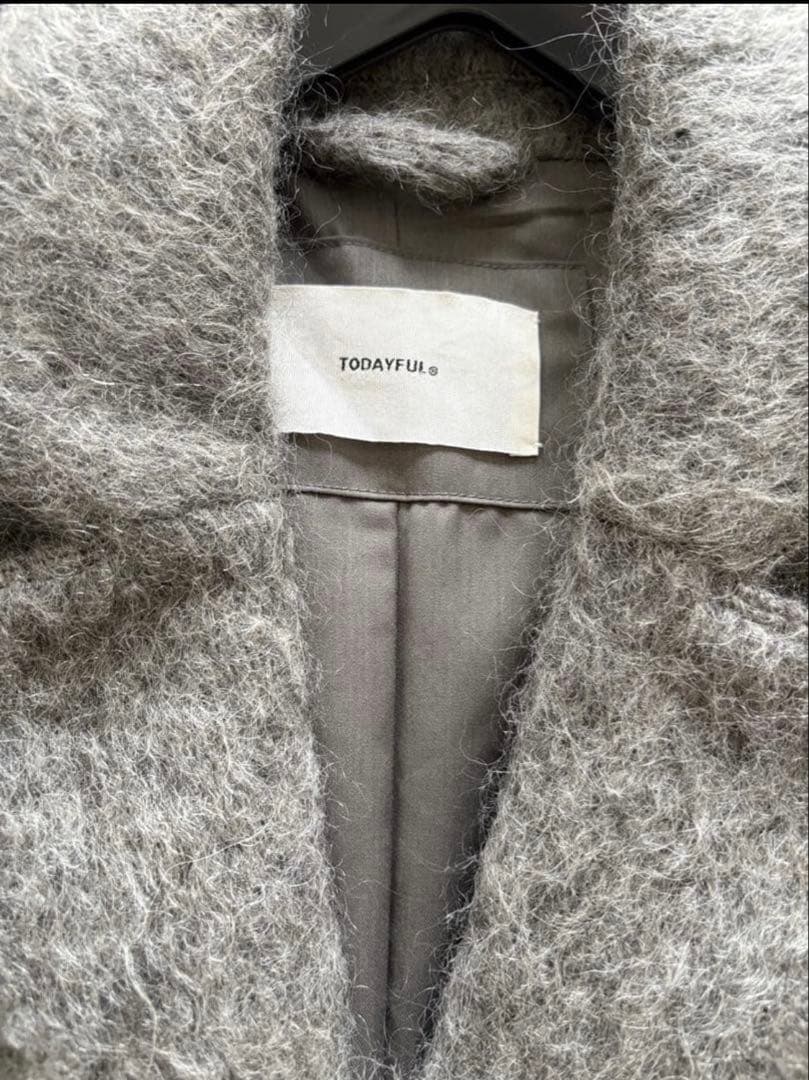 TODAYFUL シャギージャケットコート