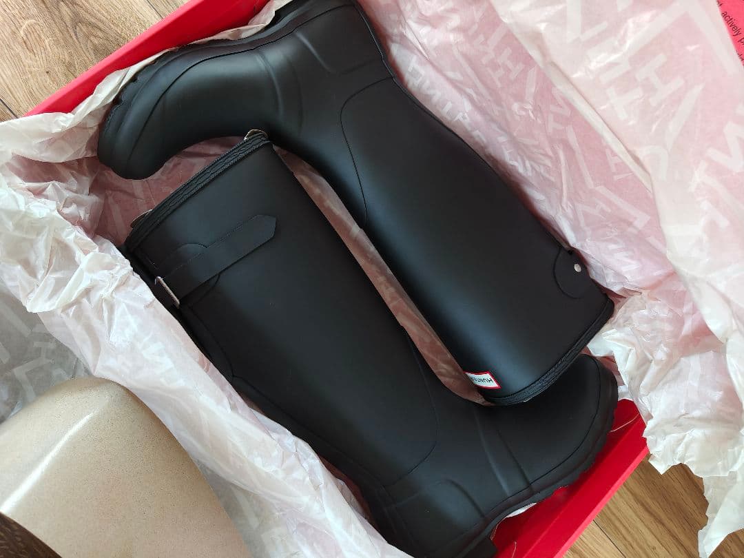 HUNTER ブラック 長靴 24　新品未使用