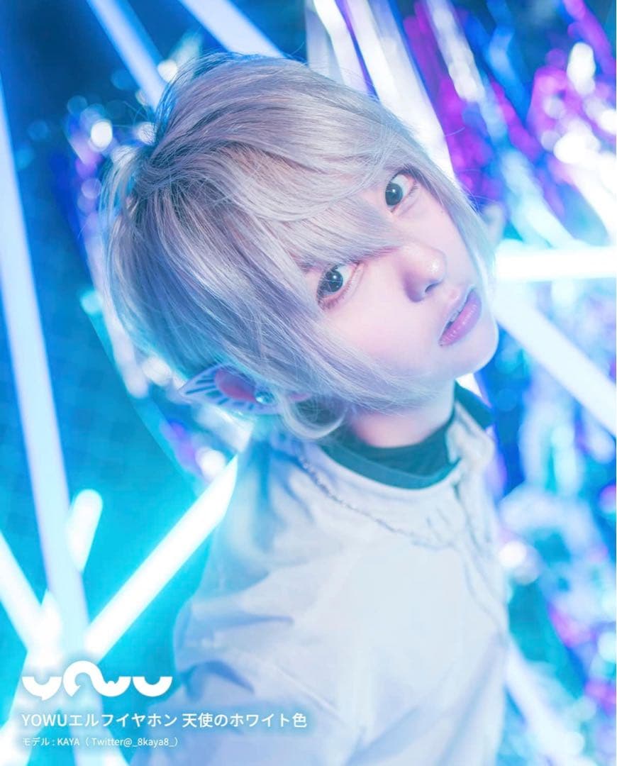 YOWUエルフイヤホン ホワイト