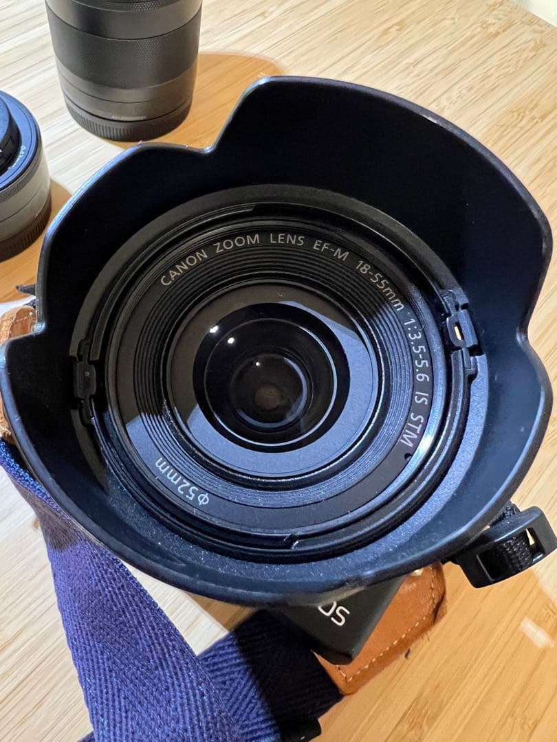 Canon EOS M3 レンズ3本、電子ビューファインダー付き