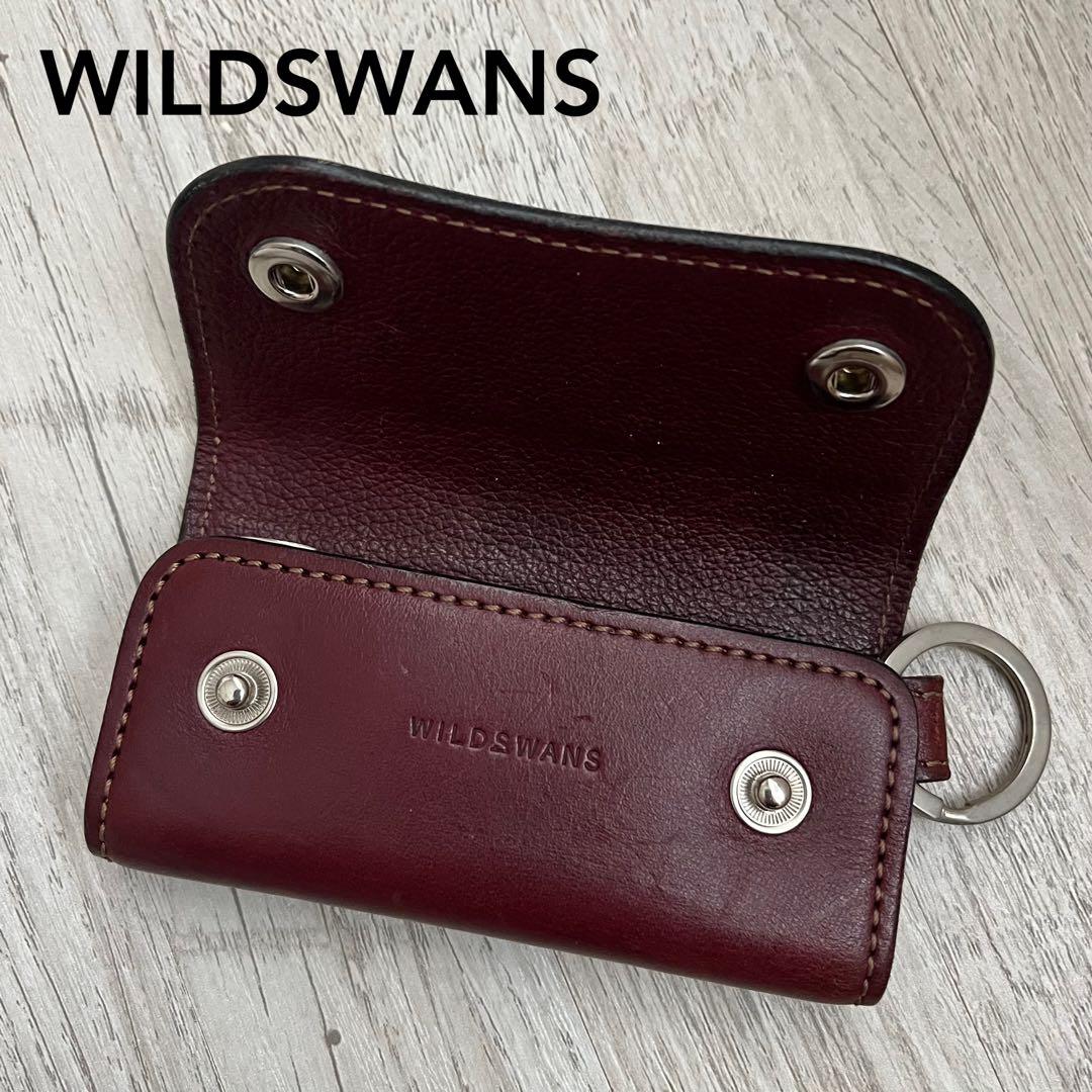 ワイルドスワンズCLIPPER2 キーケース　バーガンディ レザー