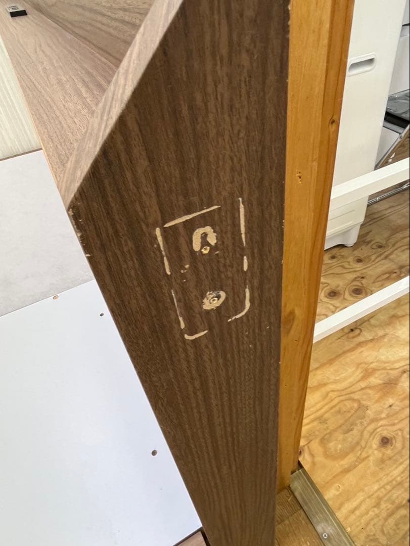 ニトリ ベッドフレーム＆マットレス ダブルベッド 収納付き木製フレーム