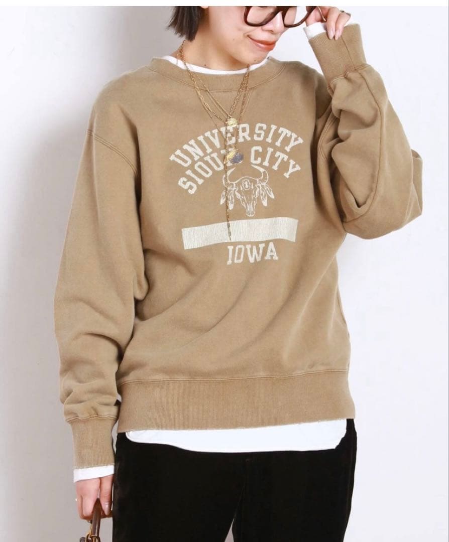 APスタジオathletic wear MASON別注college sweat