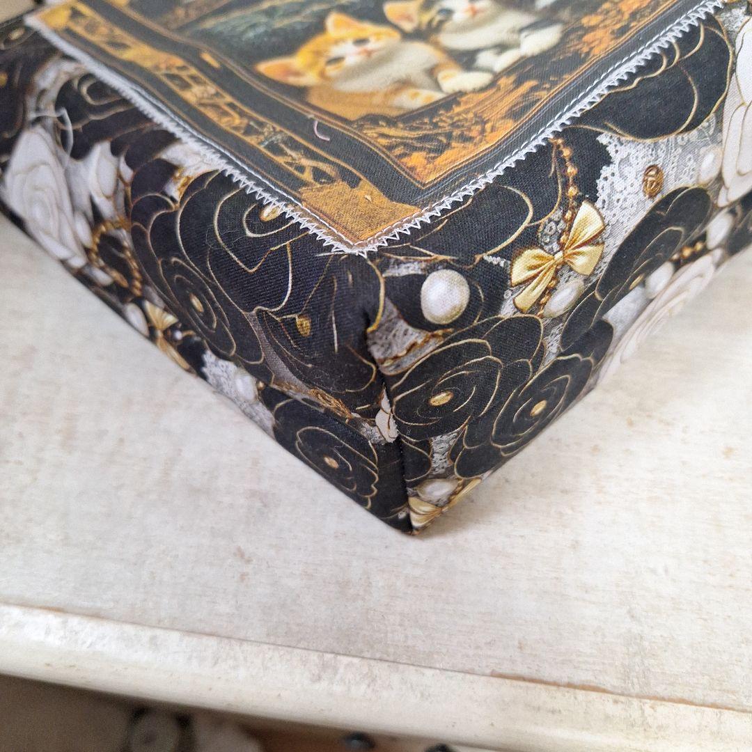 激レアパネル生地　ハンドメイド　片面パネルミニバック