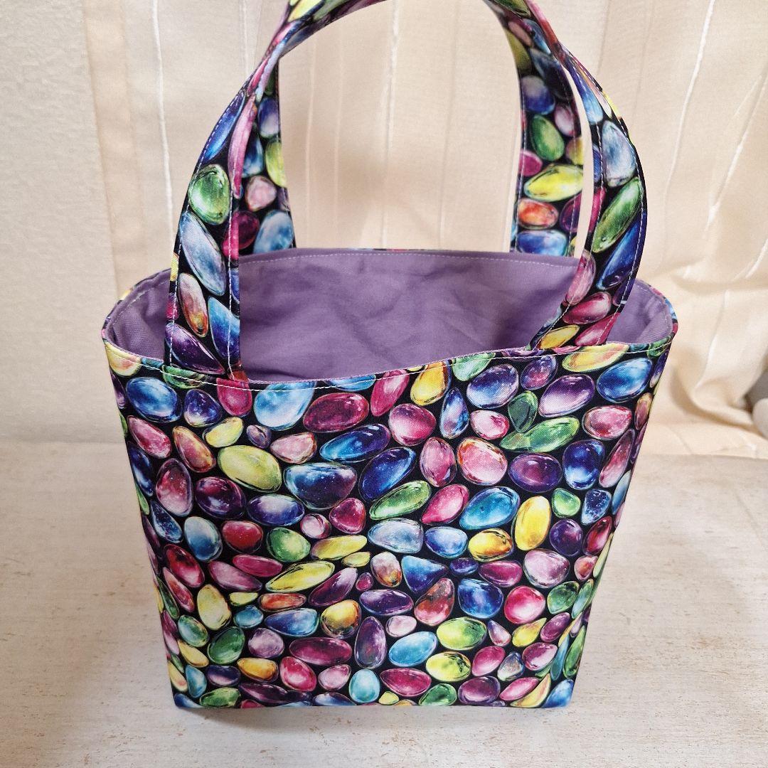 激レアパネル生地　ハンドメイド　片面パネルミニバック