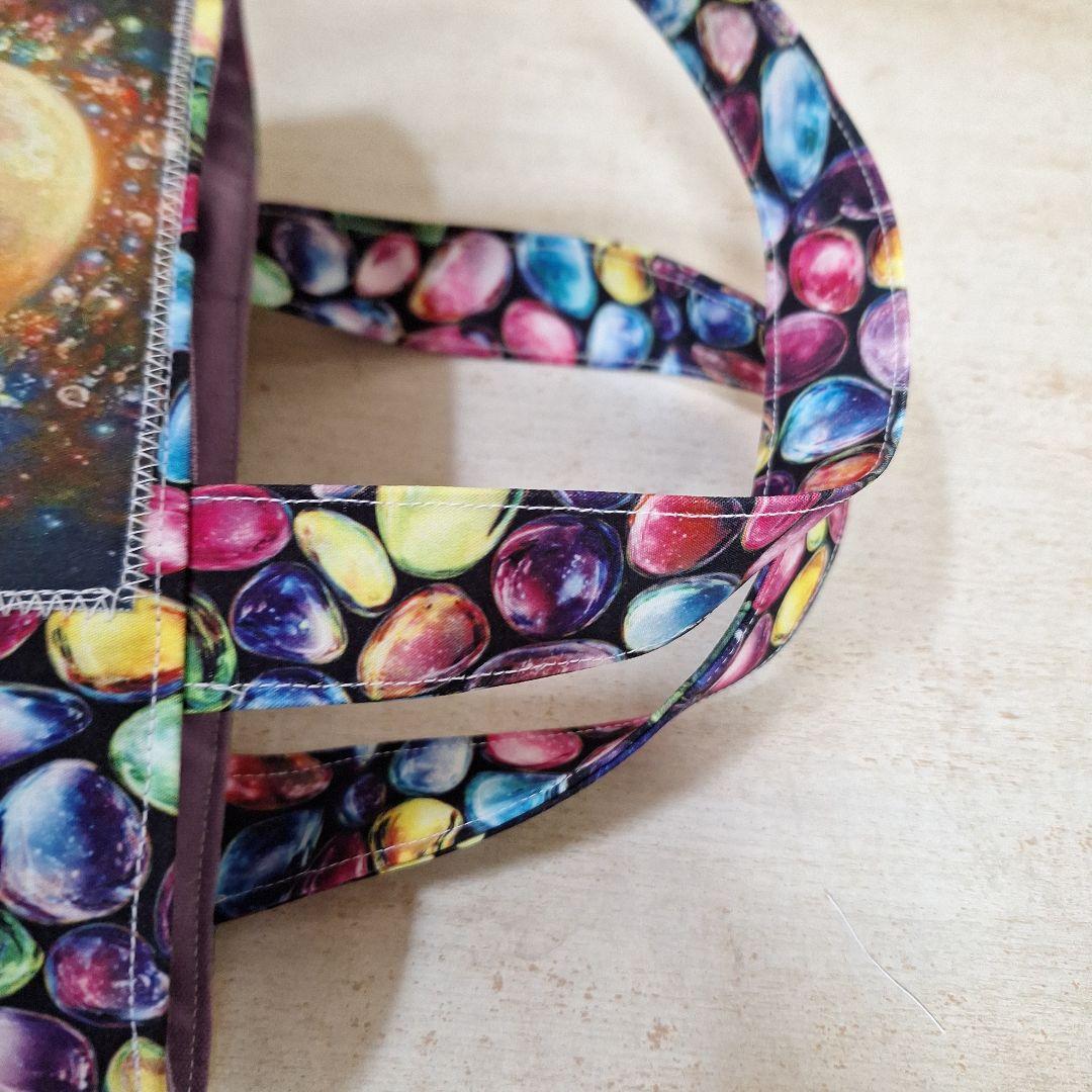 激レアパネル生地　ハンドメイド　片面パネルミニバック