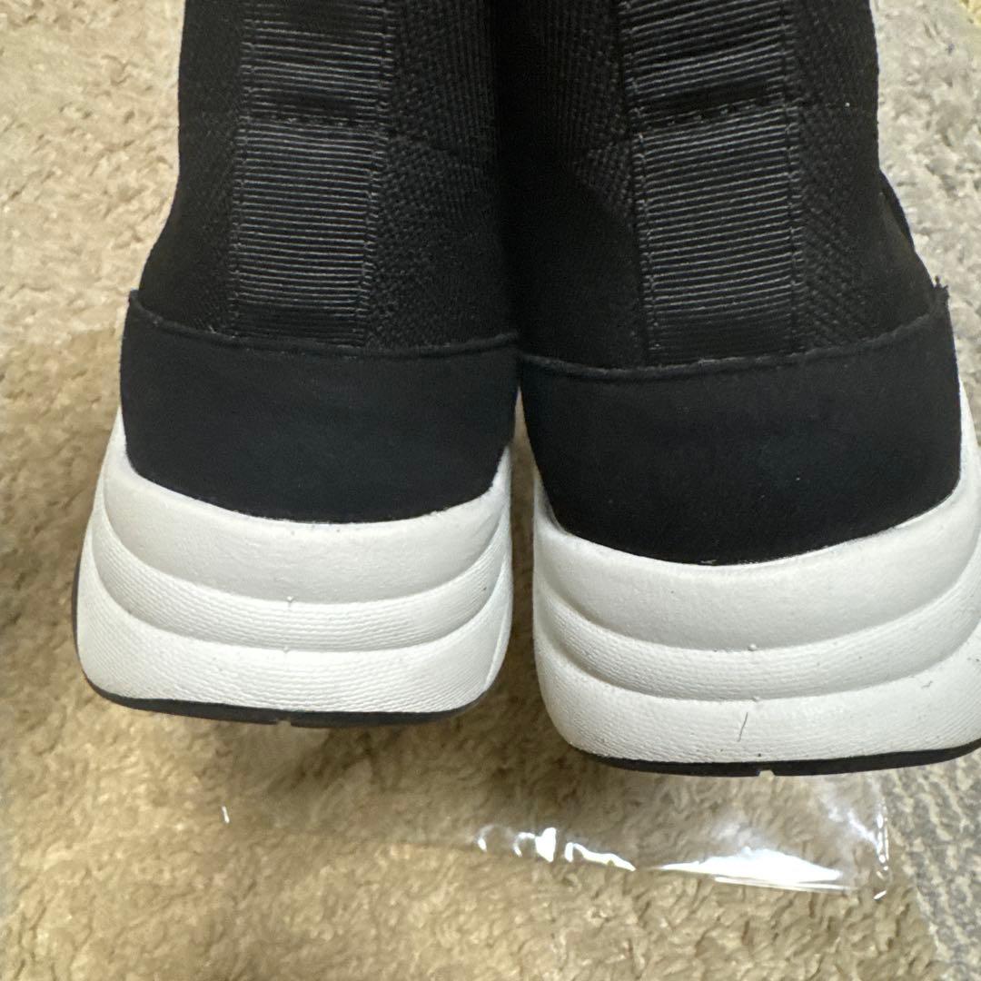 ➕diana ブーツ ミドル丈　クリスタルバックル ニットソックススニーカー