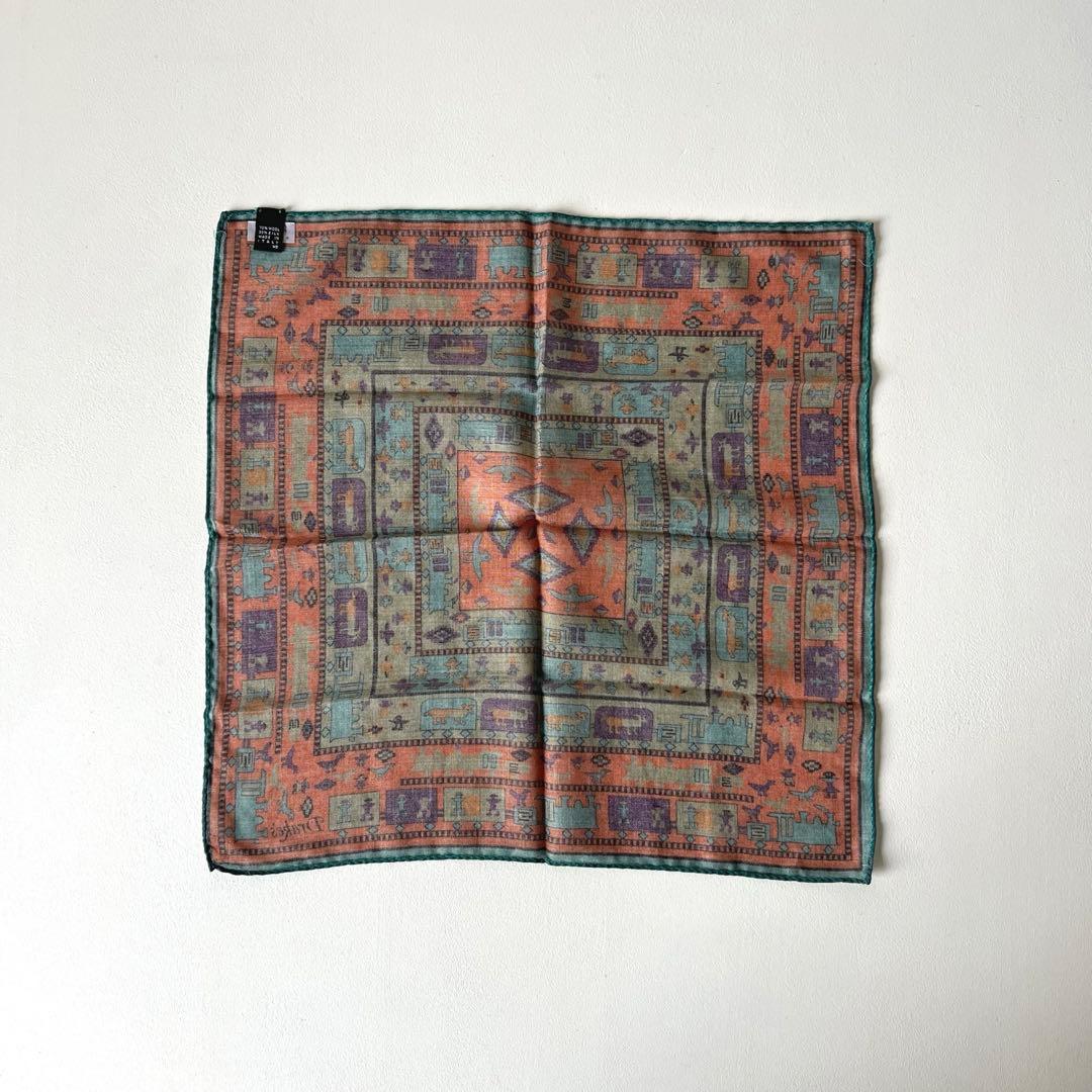 【未使用】Drake's ポケットチーフ ハンカチ ドレイクス