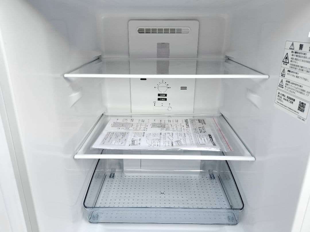 ■美品■SHARP 152L 冷蔵庫「つけかえどっちもドア」SJ-D15J-W