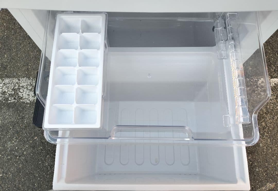 ■美品■SHARP 152L 冷蔵庫「つけかえどっちもドア」SJ-D15J-W