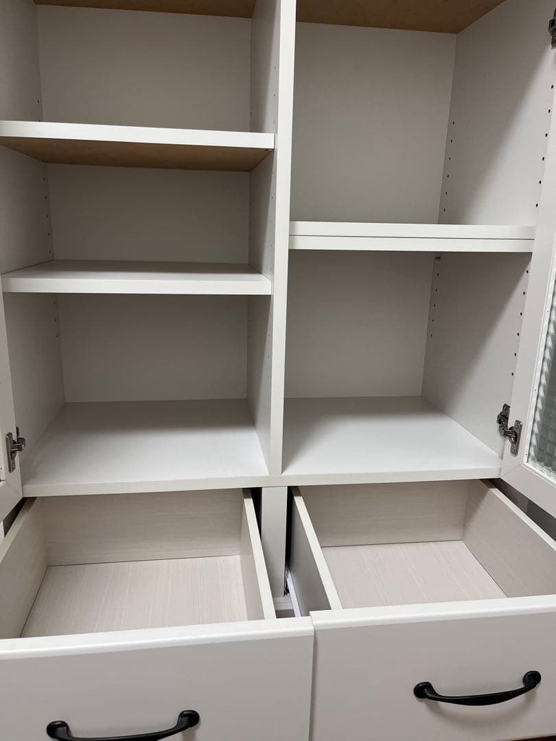 【送料込】キッチン収納キャビネット　食器棚