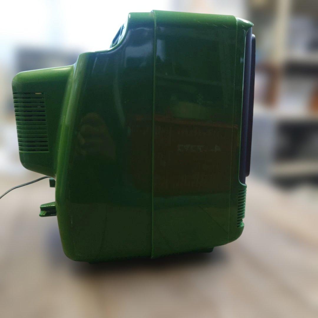 パナカラー　ブラウン管テレビ TH-11S7(S) 緑色