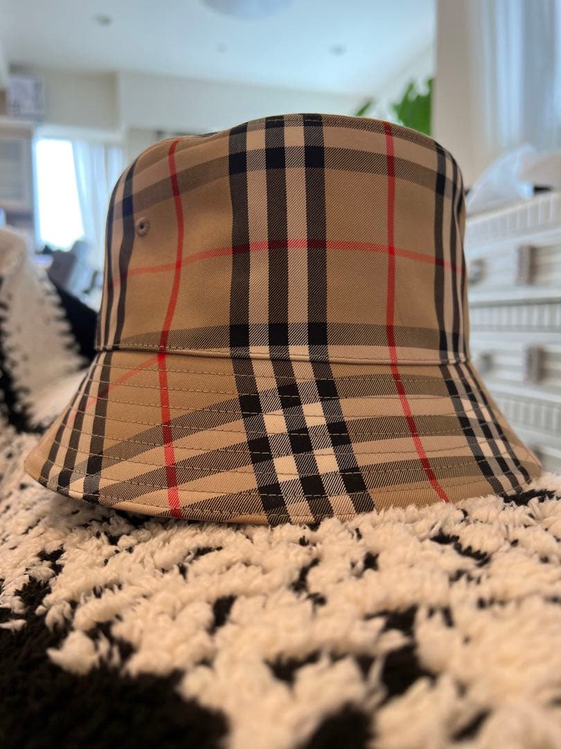 (美品)Burberry バーバリー　バケットハットL