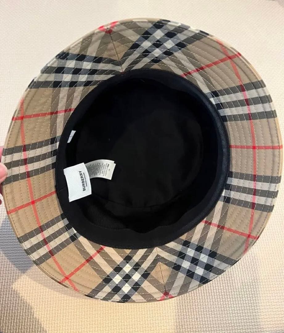 (美品)Burberry バーバリー　バケットハットL