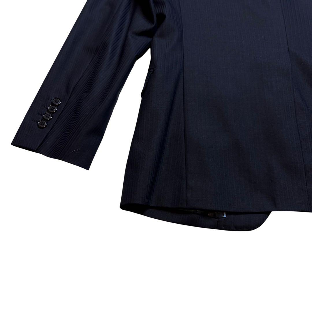 50 XL シルク ビジネススーツ セットアップ ネイビー BEAMS ビームス