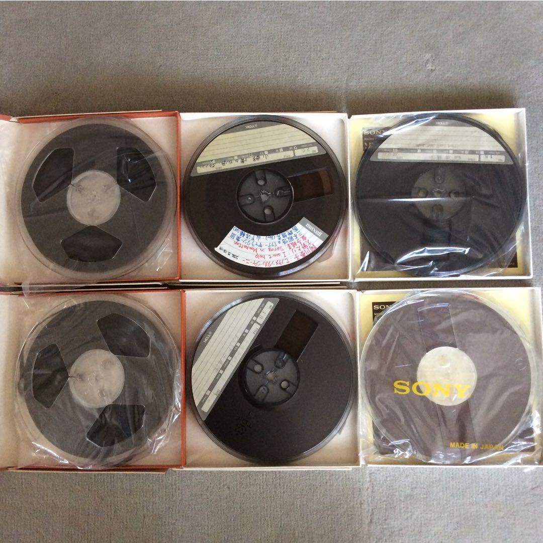 オープンリール7号テープ 3M TDK SONY 各2巻 計6巻