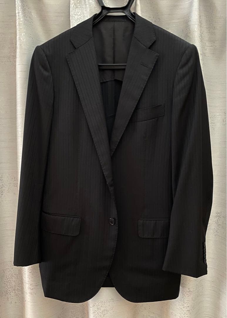 【美品・ハイクオリティ生地】 TOMORROWLAND ブラックスーツ