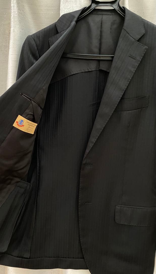 【美品・ハイクオリティ生地】 TOMORROWLAND ブラックスーツ