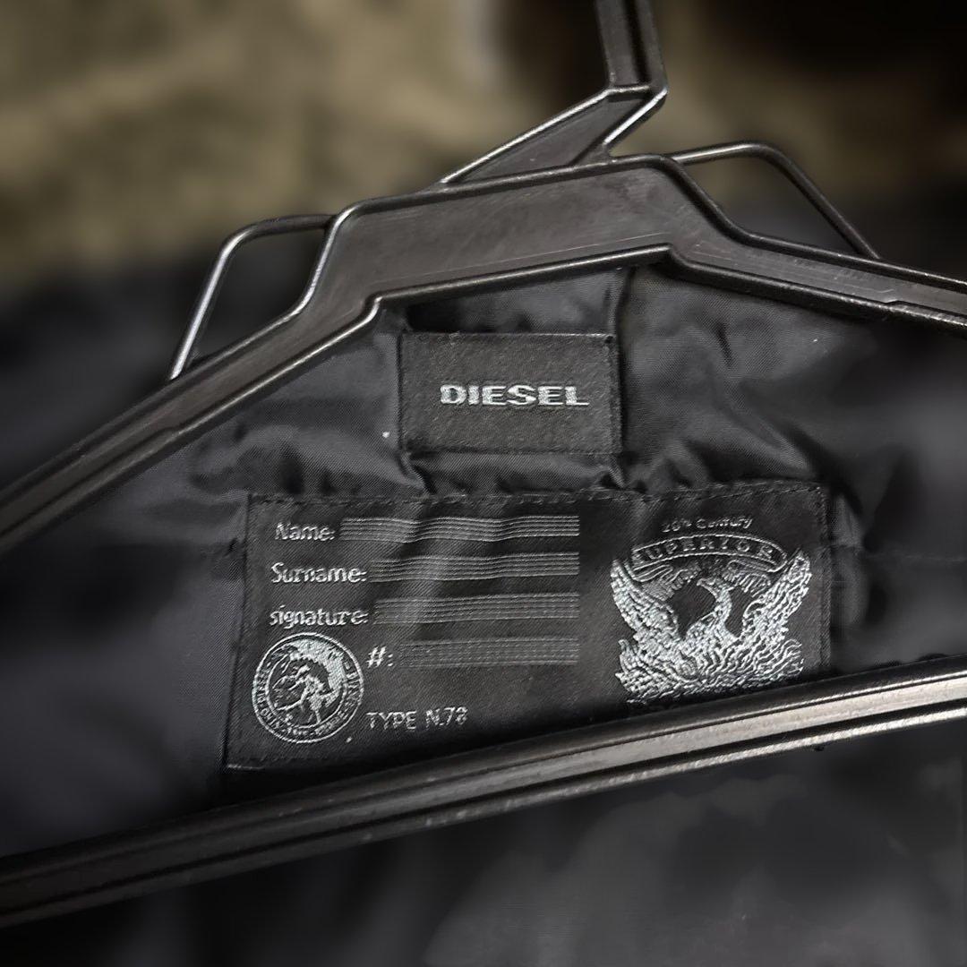 DIESEL ファー ダウンジャケット y2k ヴィンテージ