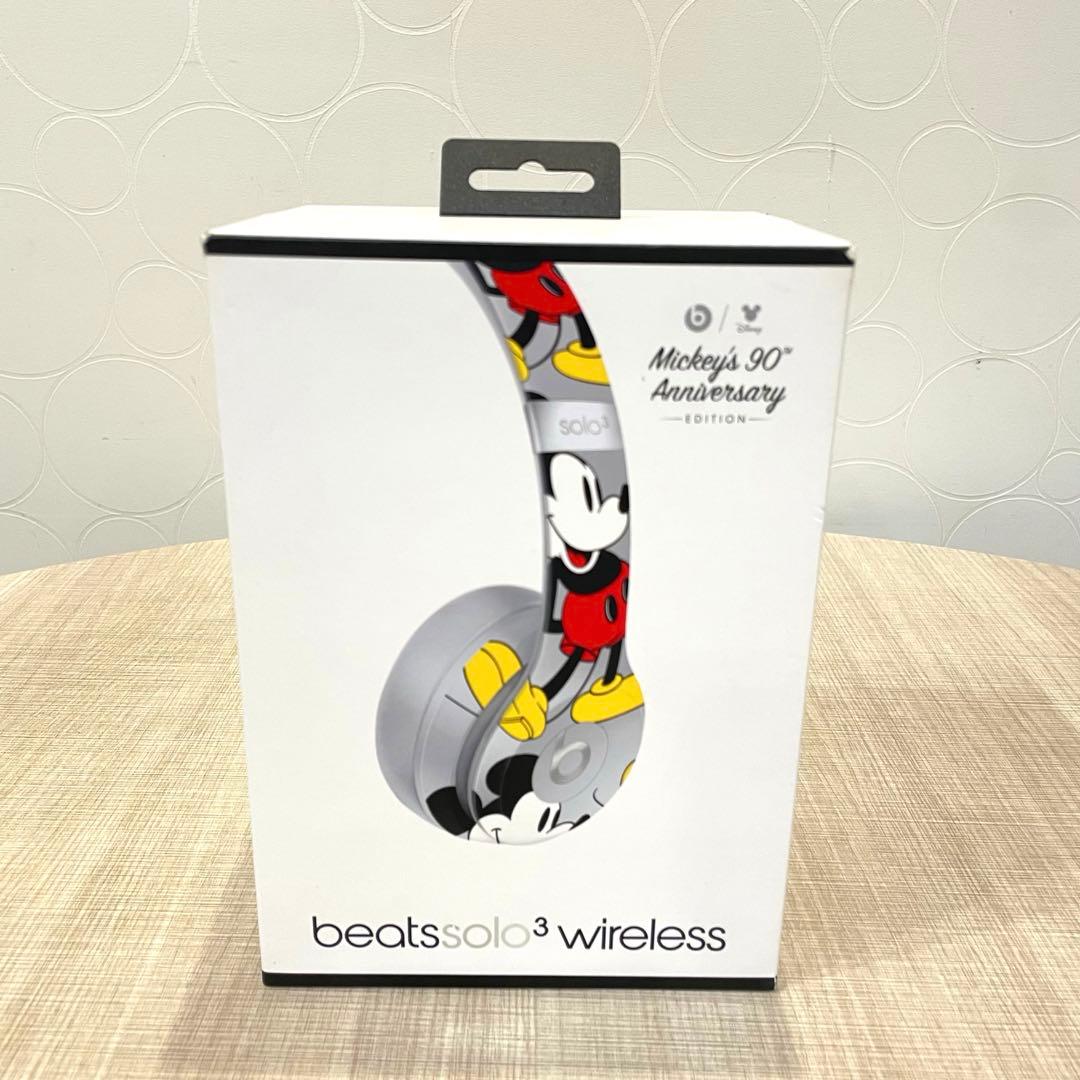 【極美品】Beats Solo3 Mickey 90周年 限定 ヘッドホン