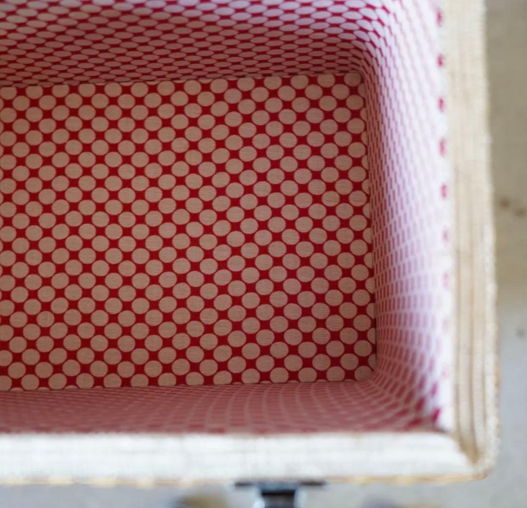 ヴィンテージ の籐あみのバスケット