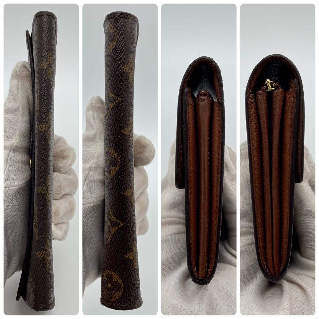 美品✨️ルイヴィトン　モノグラム　ポシェット　ポルトモネ　クレディ　長財布　財布