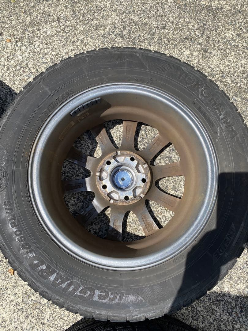 週末限定　冬備え15インチ シルバー 5スポークホイールセット