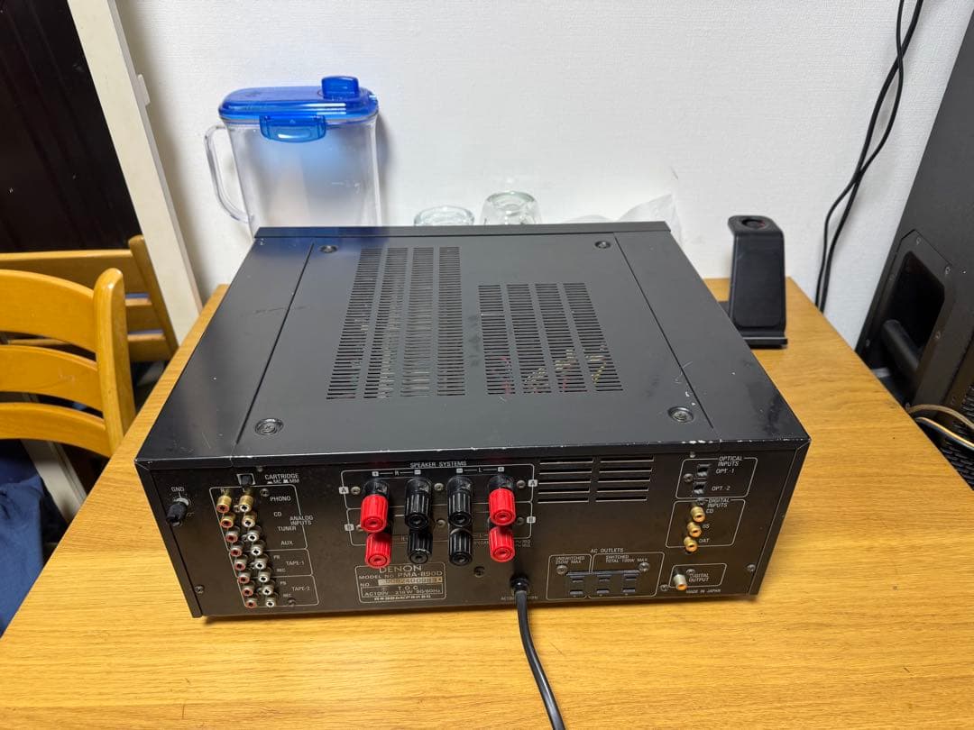 DENON 890D アンプ、動作確認済み、良い品。