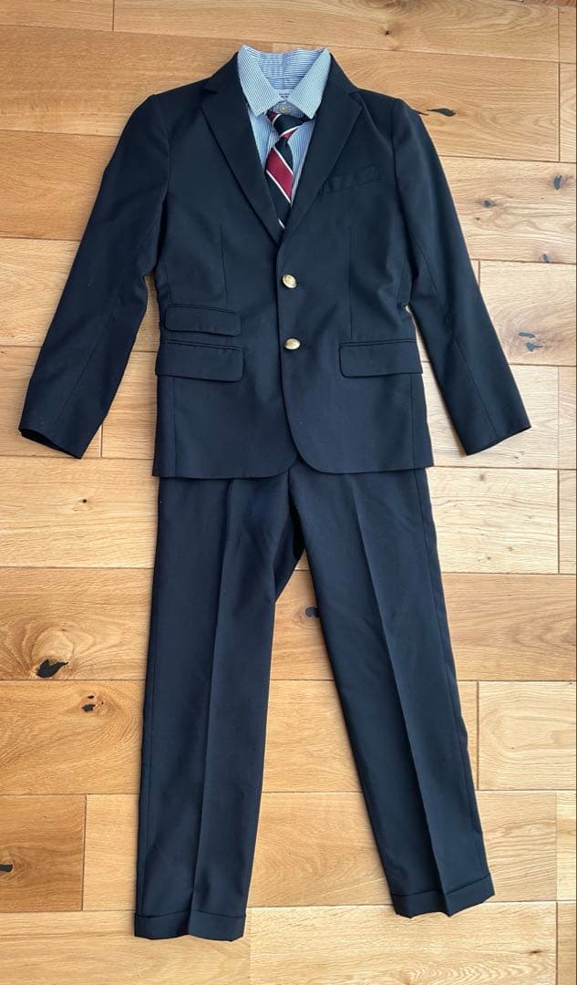 グリーンレーベルリラクシング　スーツ　145 卒業式　男の子