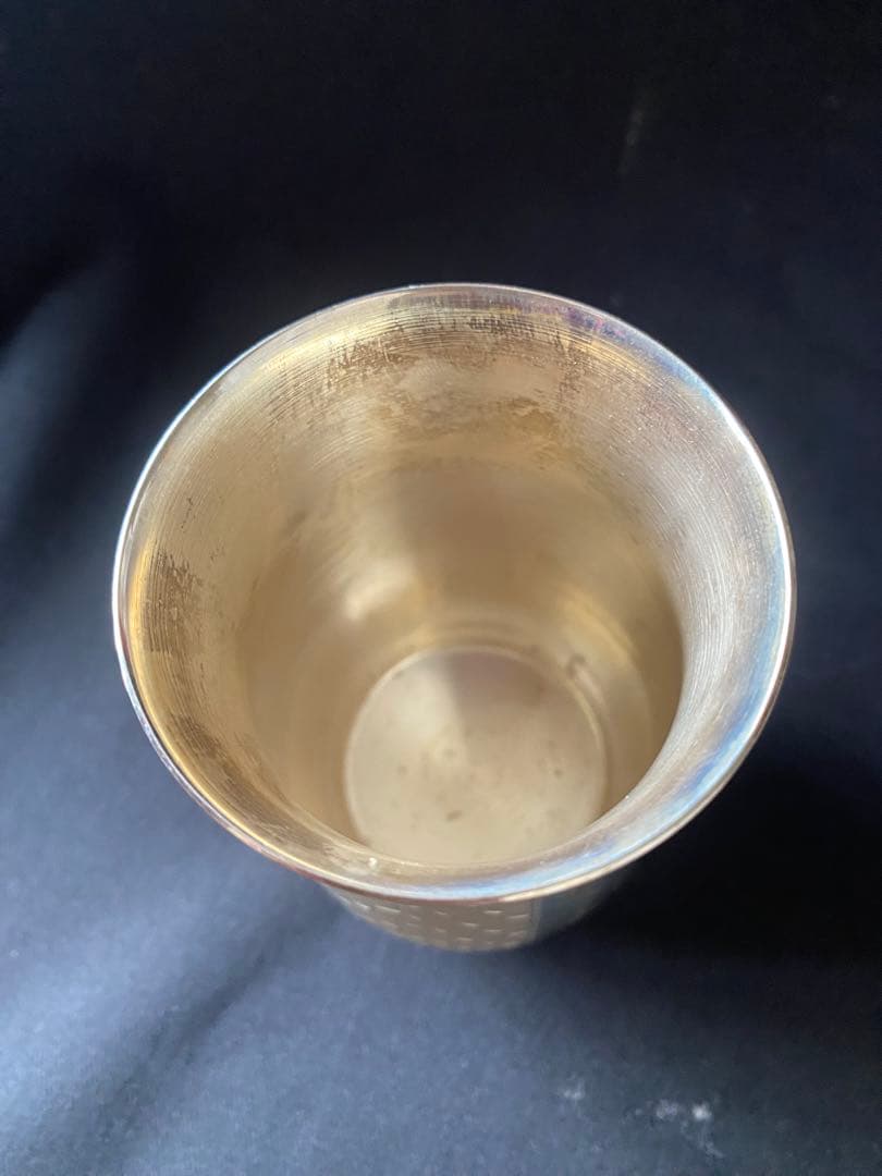 スターリングシルバー　アンティーク　グラス