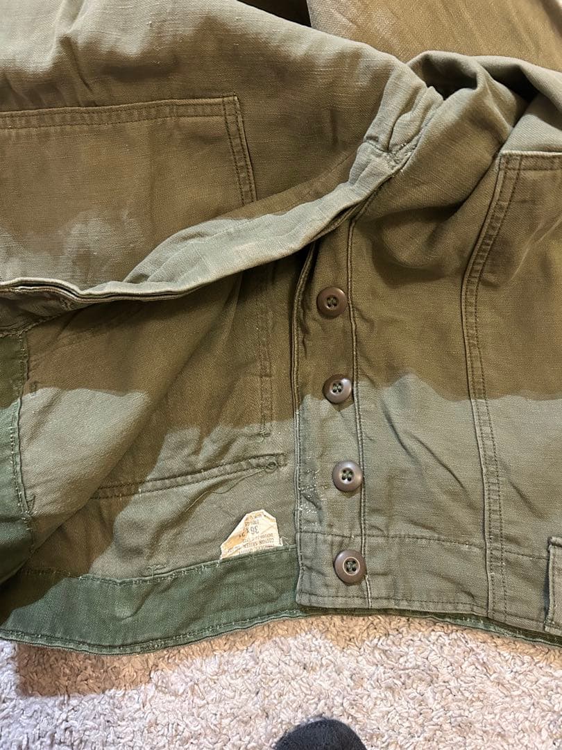 60s 70s US army ベイカーパンツ　コットンテサン