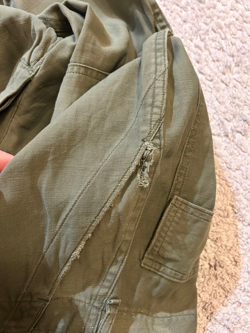 60s 70s US army ベイカーパンツ　コットンテサン