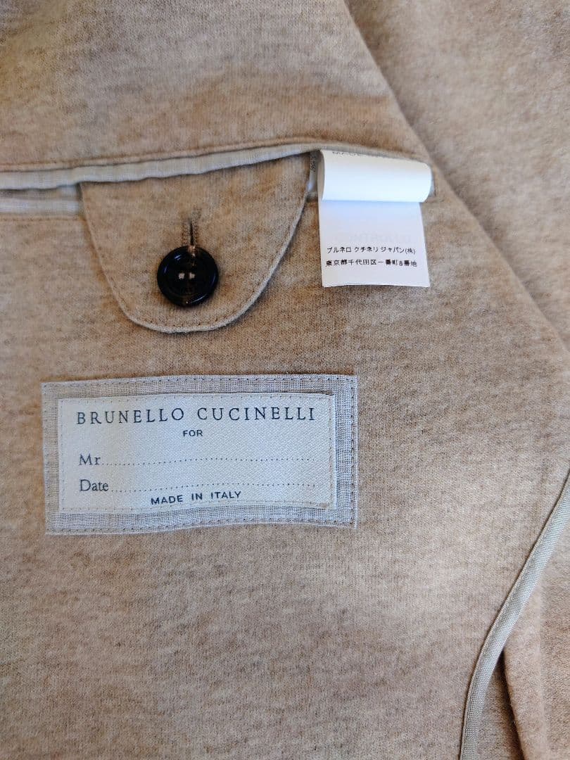 ジャケット　ブルネロクチネリ　カシミヤBRUNELLO CUCINELLI
